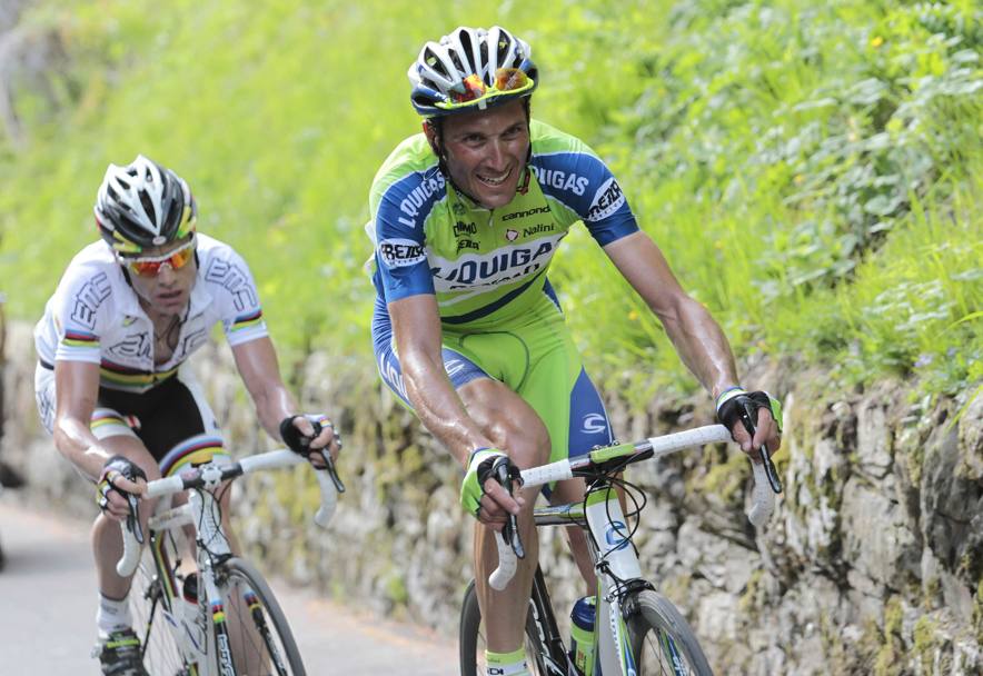 Giro 2010: Basso ed Evans sullo Zoncolan (REUTERS)